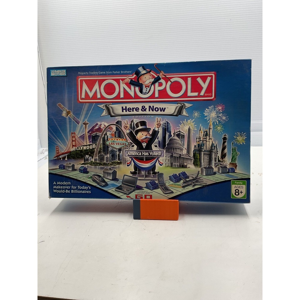 Monopoly Here & Now Edition Board Game Parker Brothers 2006